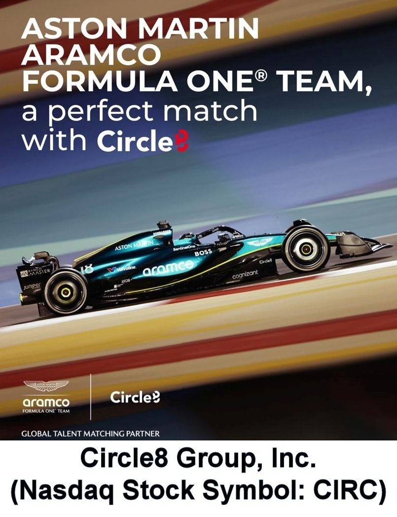 Circle8 Group, Inc. Aramco Aston Martin