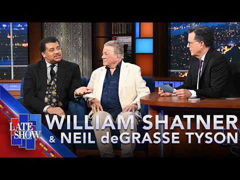 Space2Sea Alumni—actor William Shatner and astrophysicist Neil deGrasse Tyson— delivered an electrifying and wonderfully chaotic appearance on The Late Show with Stephen Colbert