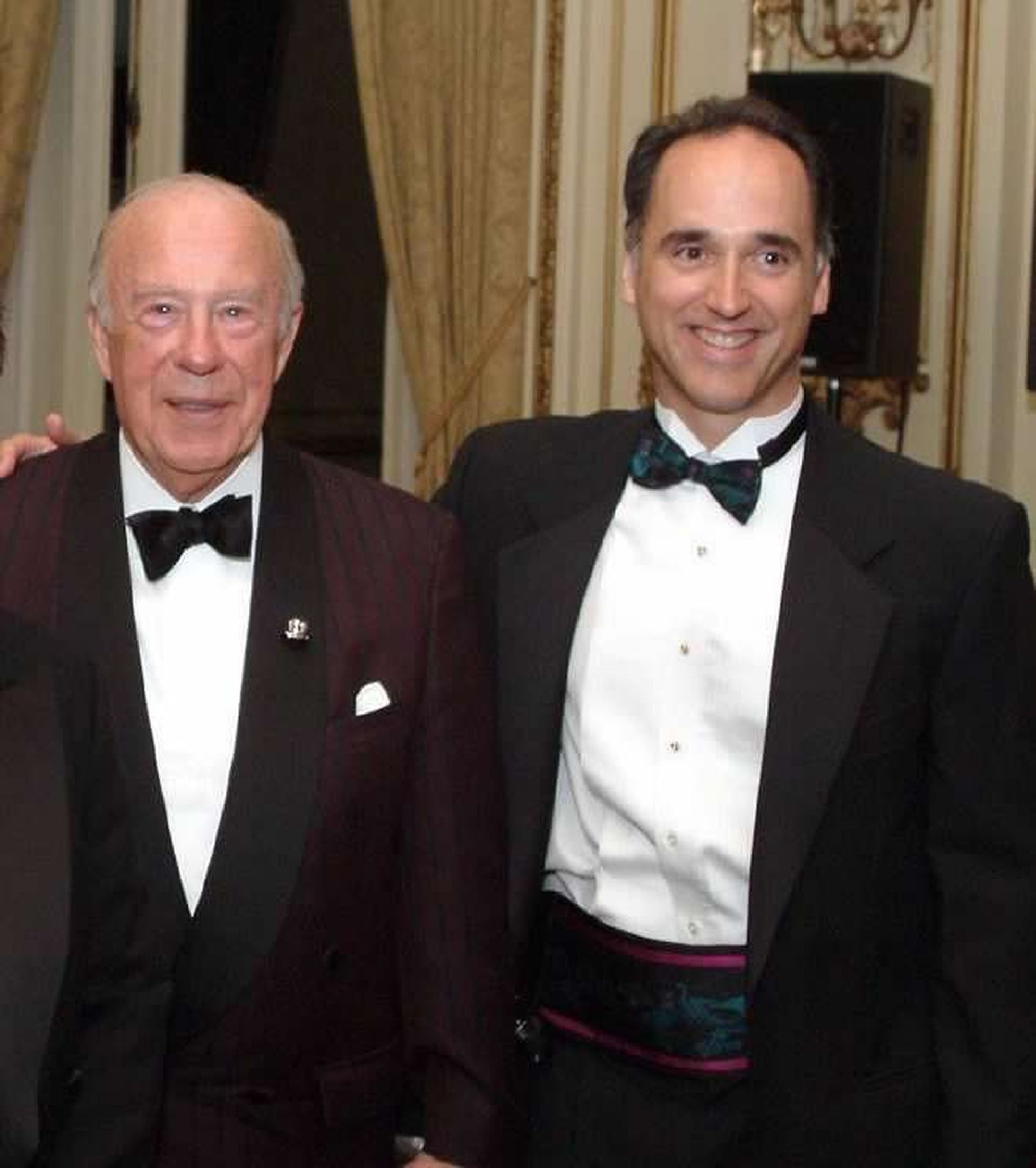 Pete Verbica with the Late Honorable George Shulz